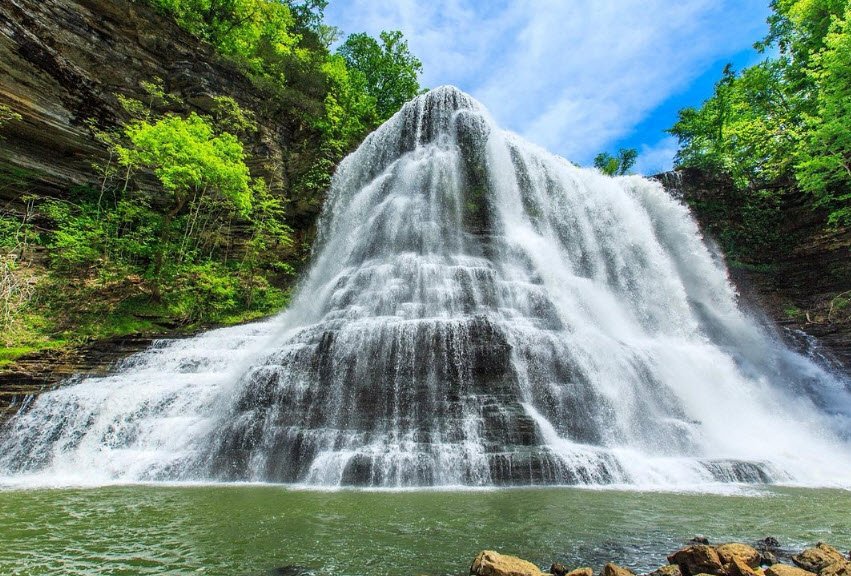 Burgess Falls State Park, Tennessee, USA